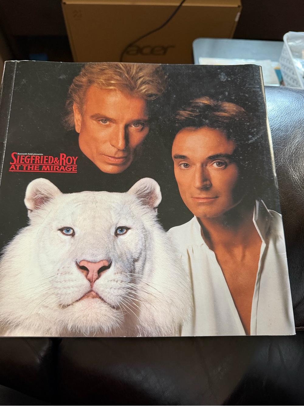 Siegfried & Roy At The Mirage Souvenir Program - White Tiger Artwork